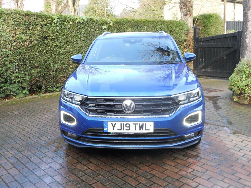 Volkswagen T-Roc 1.6 Tdi R-line Suv YJ19TWL Blue #5
