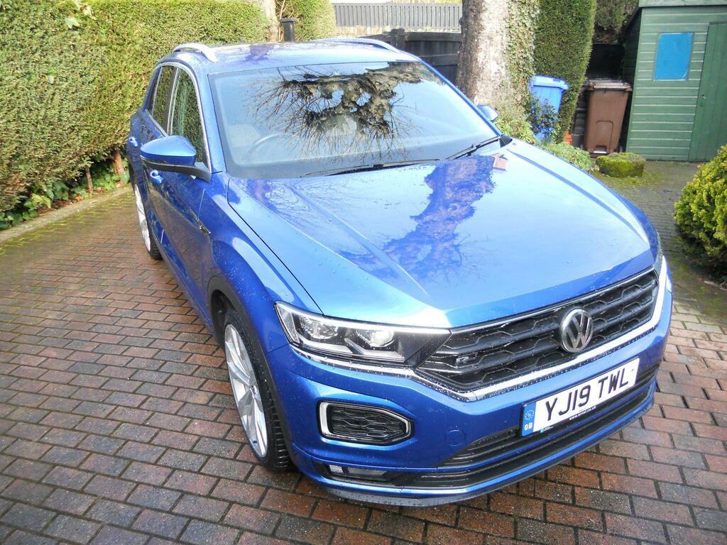 Volkswagen T-Roc 1.6 Tdi R-line Suv YJ19TWL Blue #4