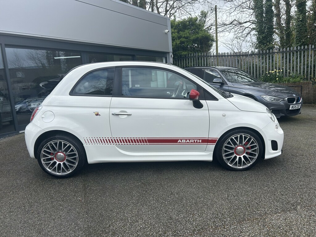 Abarth 500 Convertible 1.4 T-jet 2013 White #6