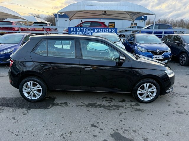 Skoda Fabia 1.0 Se Edition Hatchback Euro NV19WLK Black #3