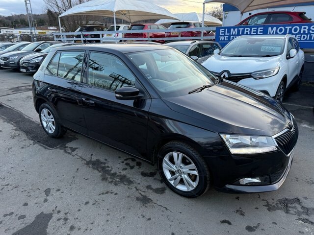 Skoda Fabia 1.0 Se Edition Hatchback Euro NV19WLK Black #6