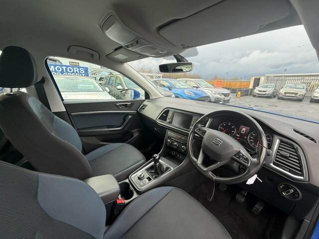 Seat Ateca 1.6 Turbo Tdi Se Technology Ecomotive Suv CP18DVJ Blue #2