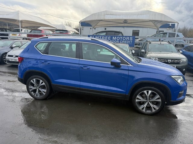 Seat Ateca 1.6 Turbo Tdi Se Technology Ecomotive Suv CP18DVJ Blue #6