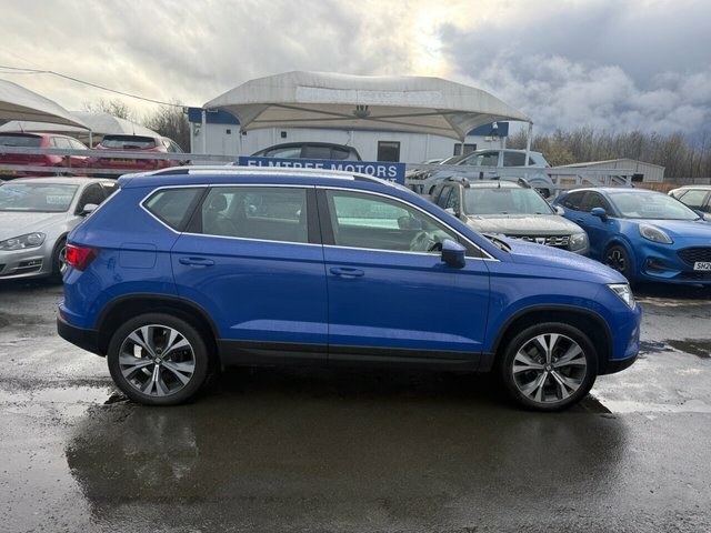 Seat Ateca 1.6 Turbo Tdi Se Technology Ecomotive Suv CP18DVJ Blue #3