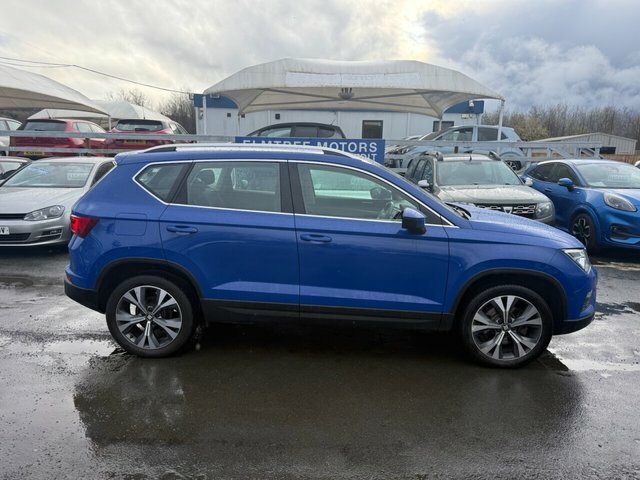 Seat Ateca 1.6 Turbo Tdi Se Technology Ecomotive Suv CP18DVJ Blue #4
