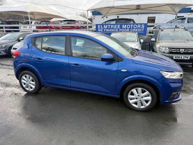 Dacia Sandero 1.0 Tce Comfort Edition Hatchback SA71NHF Blue #6