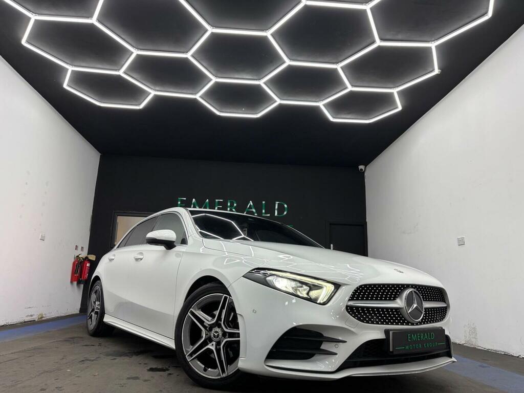 Mercedes-Benz A Class 1.3 A180 Amg Line Executive 7G-dct Euro 6 Ss YK20JVN White #4