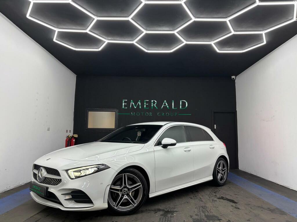 Mercedes-Benz A Class 1.3 A180 Amg Line Executive 7G-dct Euro 6 Ss YK20JVN White #3