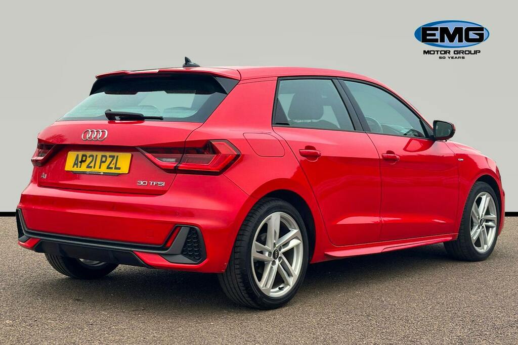 Audi A1 1.0 Tfsi 30 S Line Sportback S Tronic AP21PZL Red #6