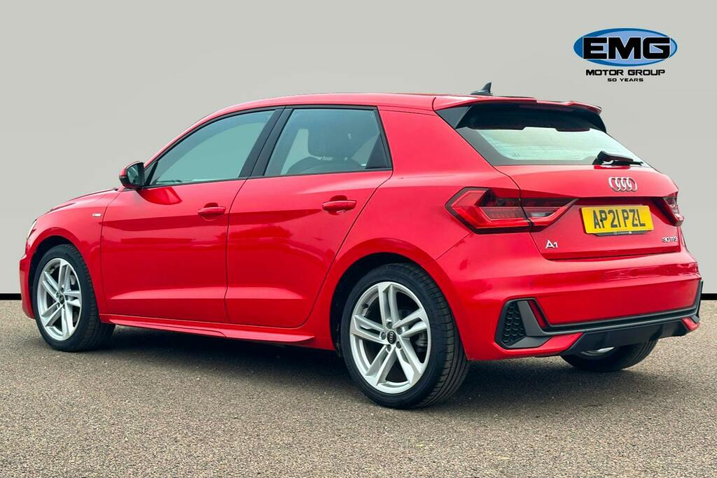 Audi A1 1.0 Tfsi 30 S Line Sportback S Tronic AP21PZL Red #4