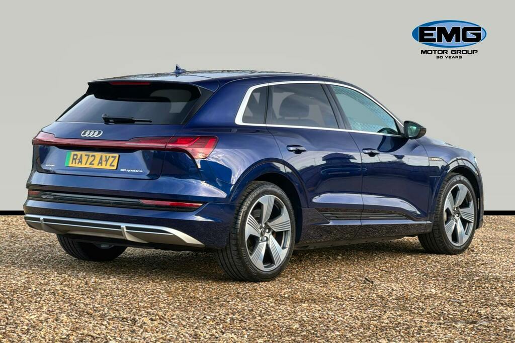 Audi E-tron 50 S Line Suv Quattro 71.2Kwh 1 RA72AYZ Blue #6