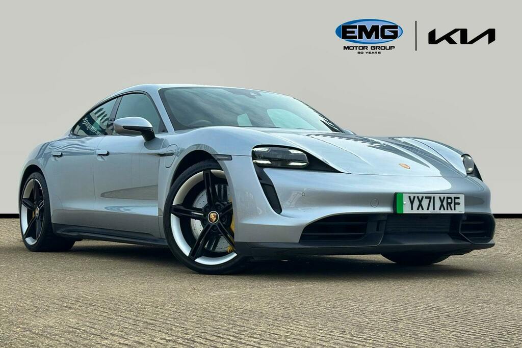 Porsche Taycan Performance Plus 93.4Kwh Turbo S Saloon Electr Silver