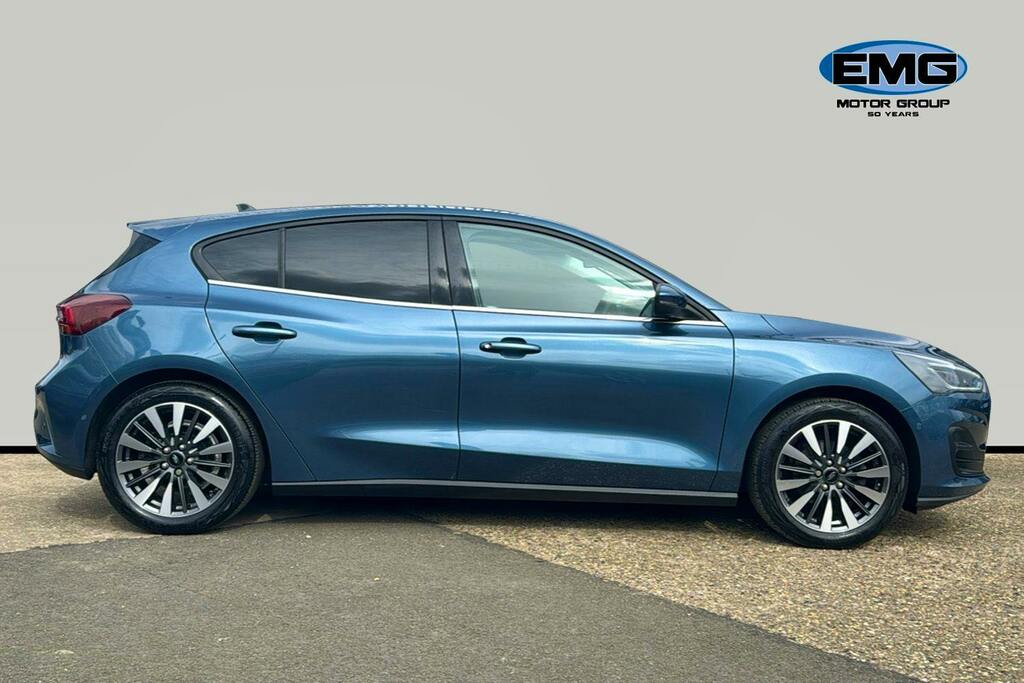 Ford Focus 1.0T Ecoboost Mhev Titanium X Hatchback EN73VKG Blue #3