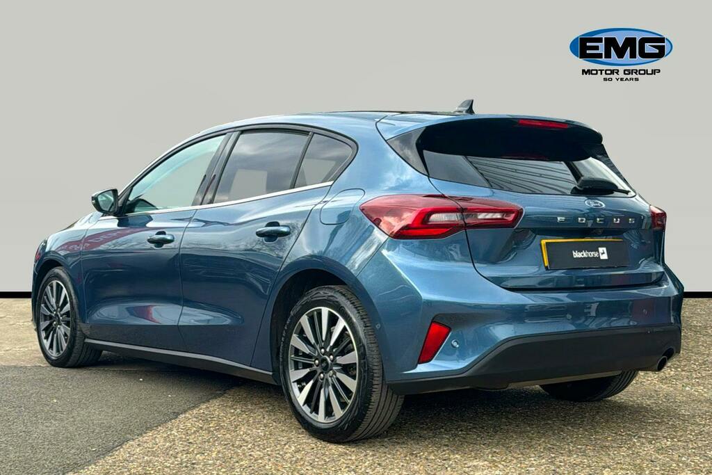 Ford Focus 1.0T Ecoboost Mhev Titanium X Hatchback EN73VKG Blue #4