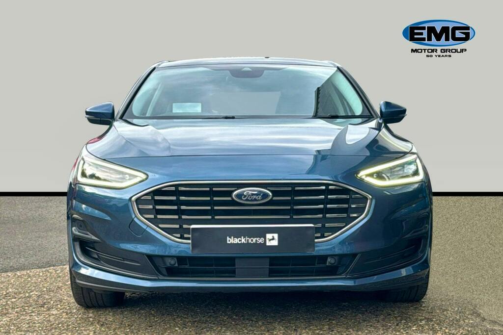 Ford Focus 1.0T Ecoboost Mhev Titanium X Hatchback EN73VKG Blue #2