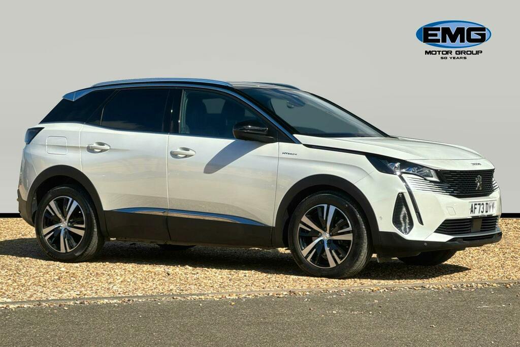Peugeot 3008 1.6 13.2Kwh Gt Suv Plug In Hybrid E Eat White