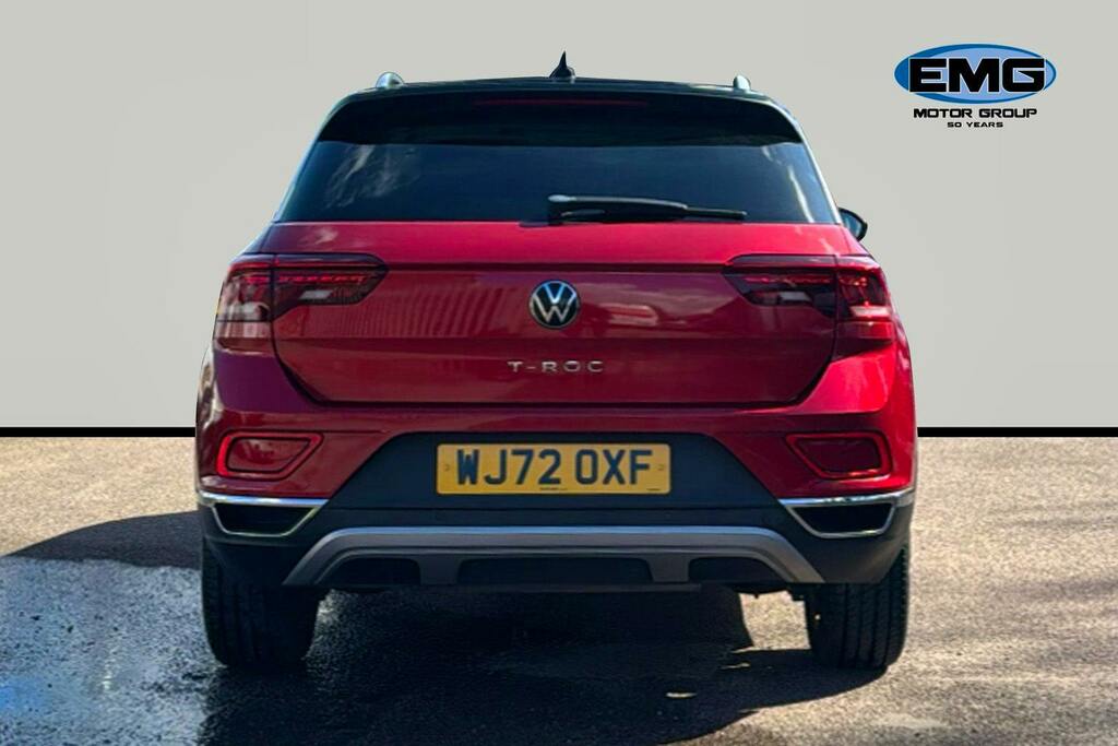 Volkswagen T-Roc 1.5 Tsi Style Suv Dsg Ss Red #5