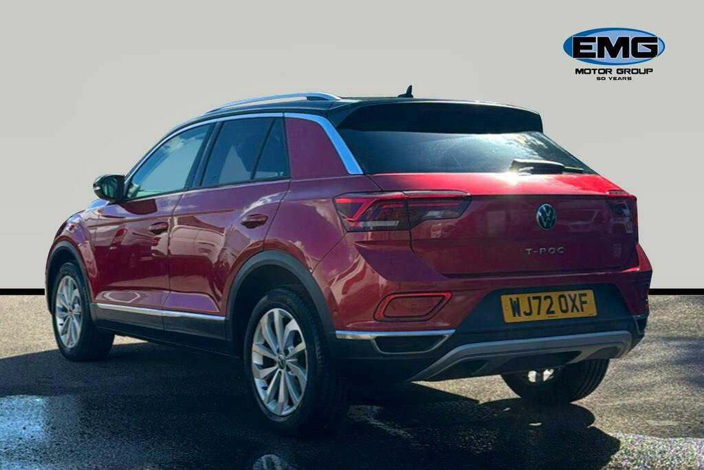 Volkswagen T-Roc 1.5 Tsi Style Suv Dsg Ss Red #4