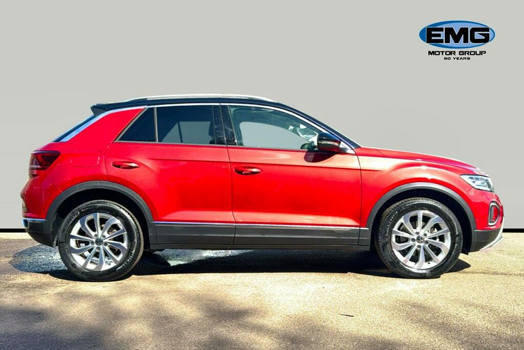 Volkswagen T-Roc 1.5 Tsi Style Suv Dsg Ss Red #3