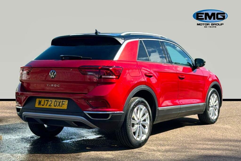 Volkswagen T-Roc 1.5 Tsi Style Suv Dsg Ss Red #6
