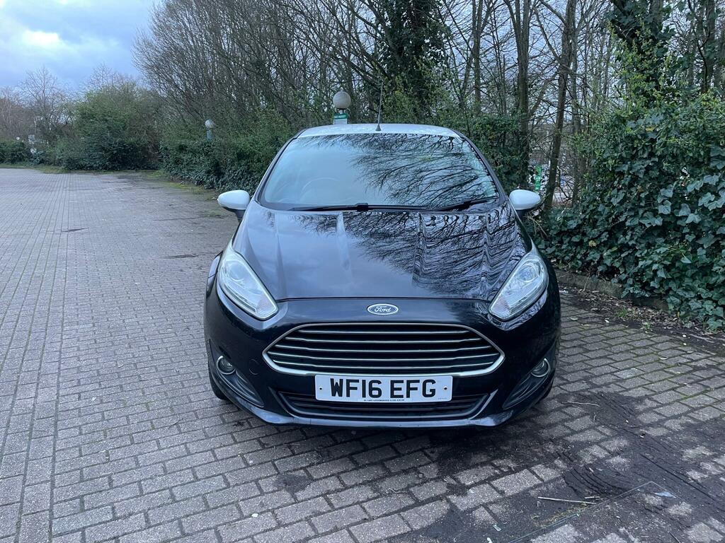 Ford Fiesta 1.0T Ecoboost Zetec Black Edition Euro 6 Ss WF16EFG Black #3