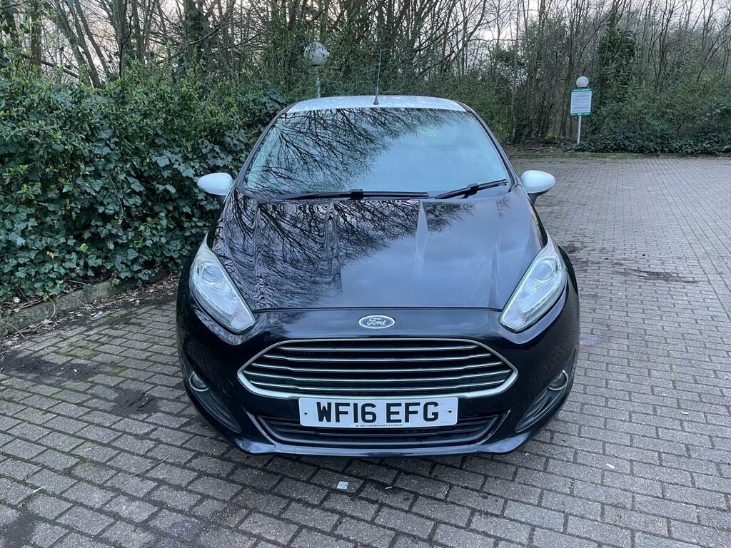 Ford Fiesta 1.0T Ecoboost Zetec Black Edition Euro 6 Ss WF16EFG Black #6