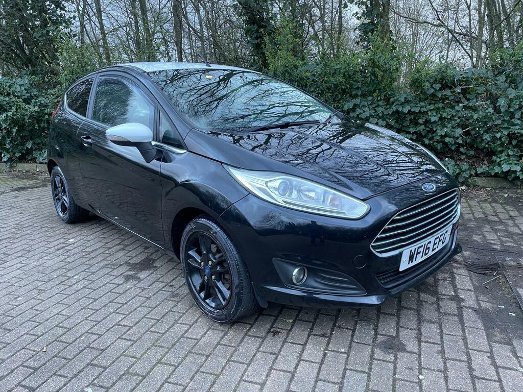 Ford Fiesta 1.0T Ecoboost Zetec Black Edition Euro 6 Ss Black