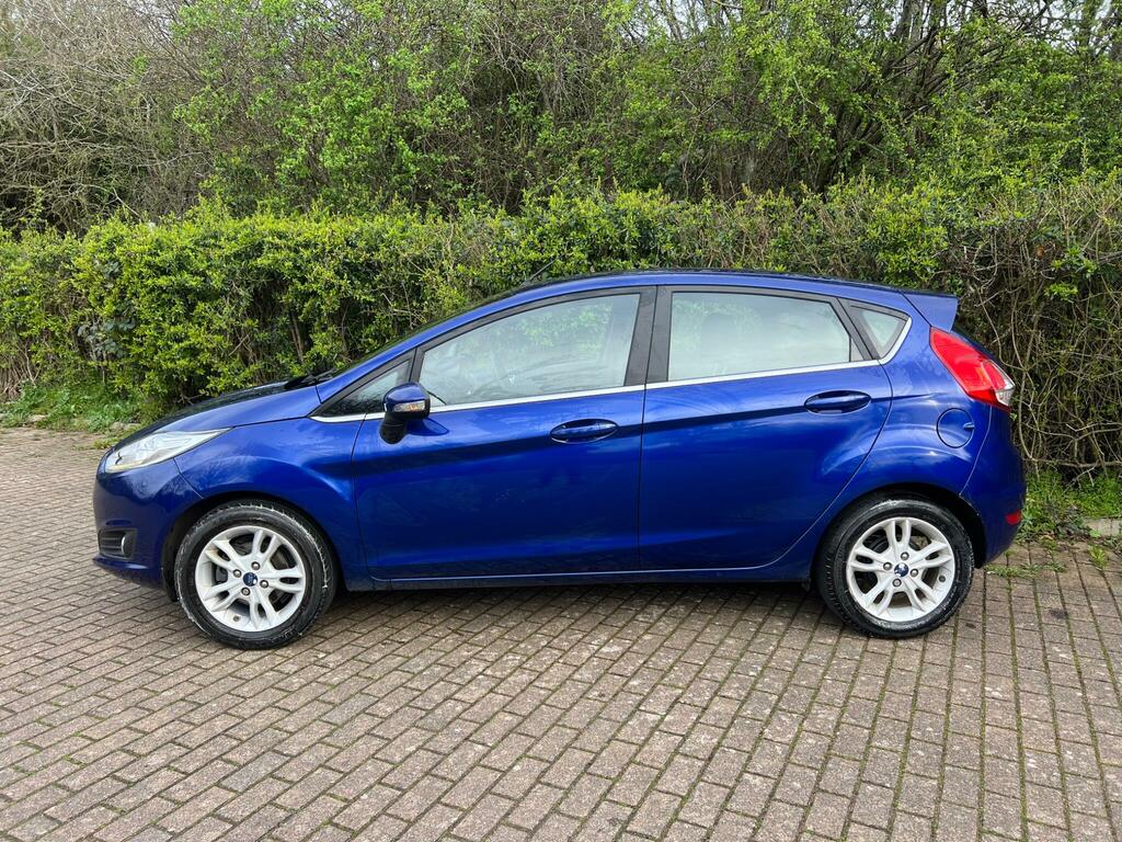 Ford Fiesta 1.0T Ecoboost Zetec Euro 6 Ss FM65NWK Blue #5