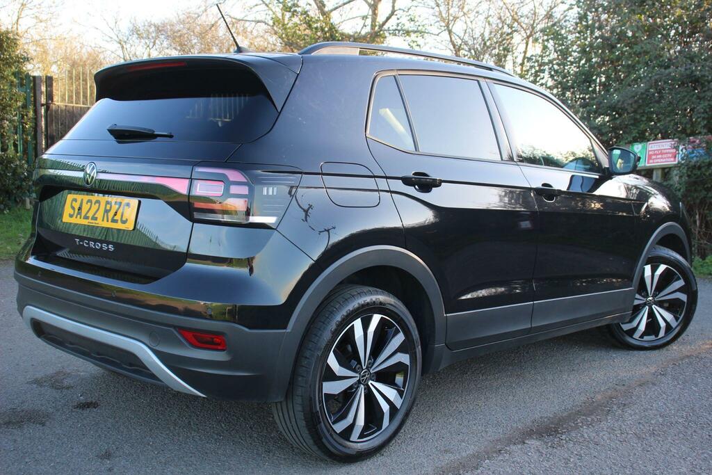 Volkswagen T-Cross 1.0 Tsi Black Edition Euro 6 Ss SA22RZC Black #6