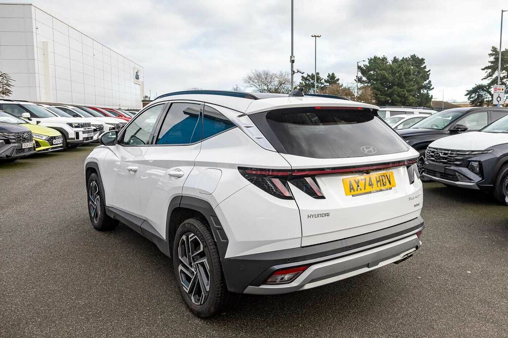 Hyundai Tucson 1.6T Hybrid Ultimate AX74HDV White #3