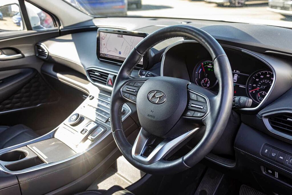 Hyundai Santa Fe 1.6 Tgdi Hybrid Premium AV23NRX White #6