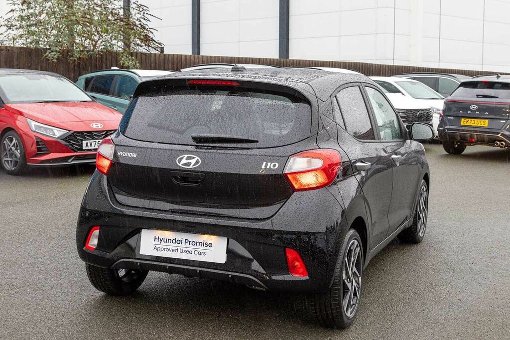 Hyundai I10 1.2 79 Premium Nav LN75UNH Black #6