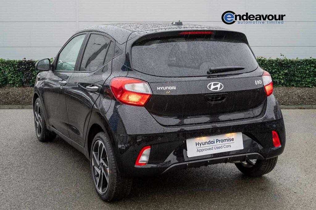 Hyundai I10 1.2 79 Premium Nav LN75UNH Black #4
