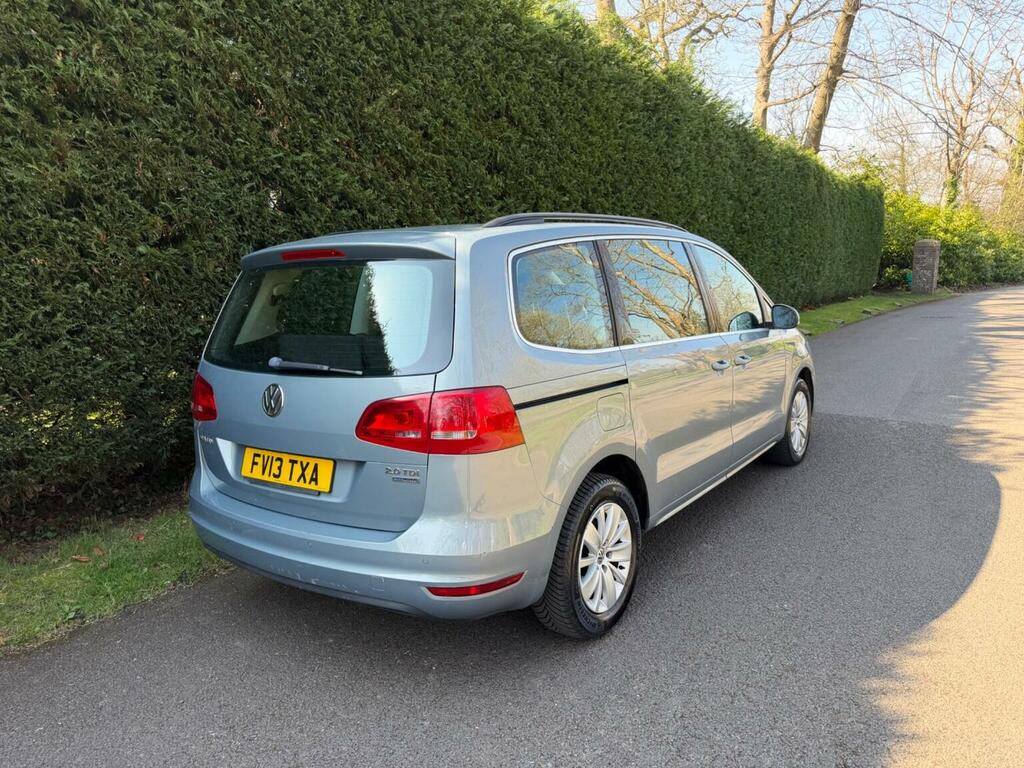 Volkswagen Sharan Mpv 2.0 Tdi Bluemotion Tech Se Dsg Euro 5 Ss FV13TXA Blue #4