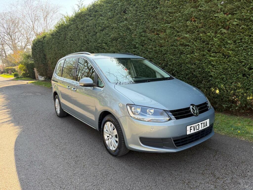 Volkswagen Sharan Mpv 2.0 Tdi Bluemotion Tech Se Dsg Euro 5 Ss FV13TXA Blue #3