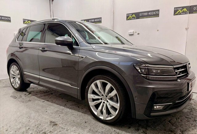 Volkswagen Tiguan 2018 2.0 Tdi R-line Suv Dsg 4Motion Eur Grey