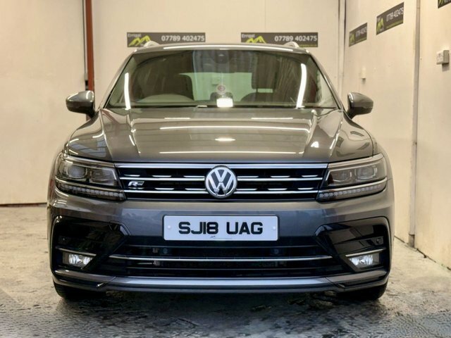 Volkswagen Tiguan 2018 2.0 Tdi R-line Suv Dsg 4Motion Eur SJ18UAG Grey #5