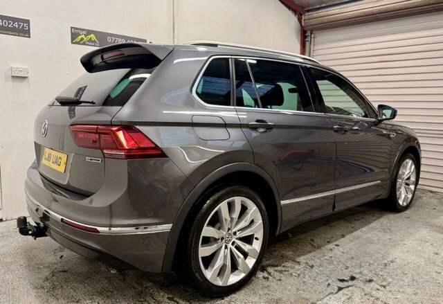Volkswagen Tiguan 2018 2.0 Tdi R-line Suv Dsg 4Motion Eur SJ18UAG Grey #2