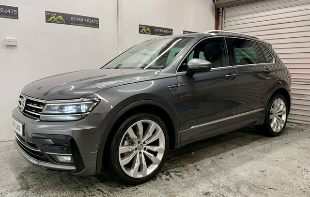 Volkswagen Tiguan 2018 2.0 Tdi R-line Suv Dsg 4Motion Eur SJ18UAG Grey #3