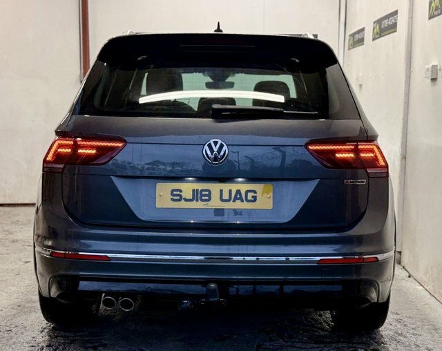 Volkswagen Tiguan 2018 2.0 Tdi R-line Suv Dsg 4Motion Eur SJ18UAG Grey #6
