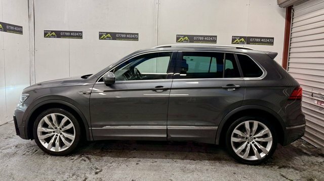 Volkswagen Tiguan 2018 2.0 Tdi R-line Suv Dsg 4Motion Eur SJ18UAG Grey #4