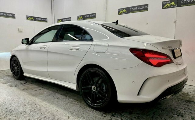 Mercedes-Benz CLA Class 2018 1.6 Cla180 Amg Line Coupe E VK18ZTO White #2