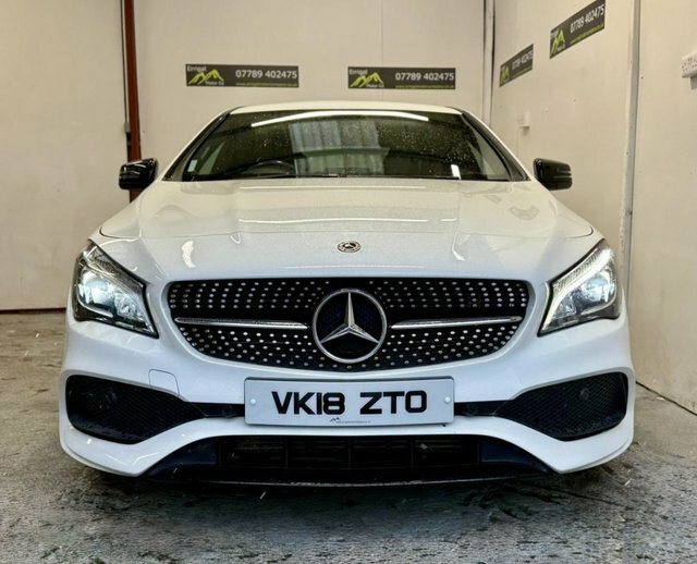 Mercedes-Benz CLA Class 2018 1.6 Cla180 Amg Line Coupe E VK18ZTO White #6