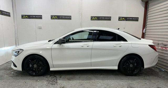 Mercedes-Benz CLA Class 2018 1.6 Cla180 Amg Line Coupe E VK18ZTO White #4