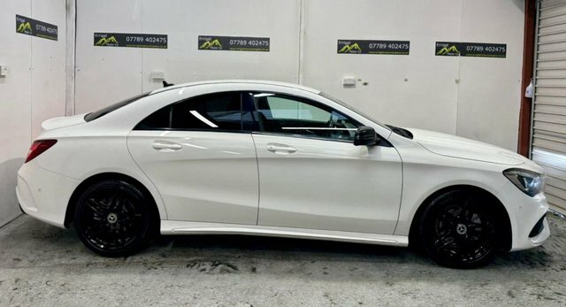 Mercedes-Benz CLA Class 2018 1.6 Cla180 Amg Line Coupe E VK18ZTO White #5