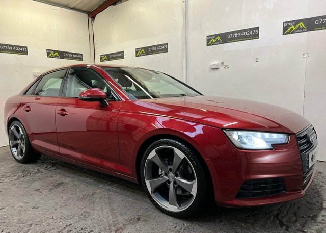 Audi A4 2018 2.0 Tdi Ultra Sport 150 Bhp Red