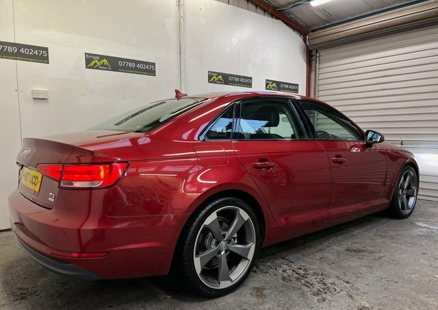 Audi A4 2018 2.0 Tdi Ultra Sport 150 Bhp MW67UCO Red #2