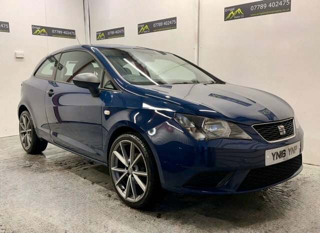 Seat Ibiza 2016 1.0 S Sport Coupe Euro 6 Ac Blue