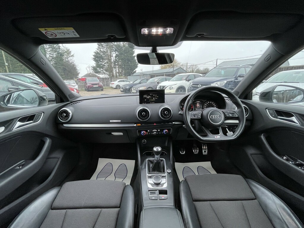Audi A3 Hatchback 2.0 Tdi Black Edition 201867 FD67RZX White #2