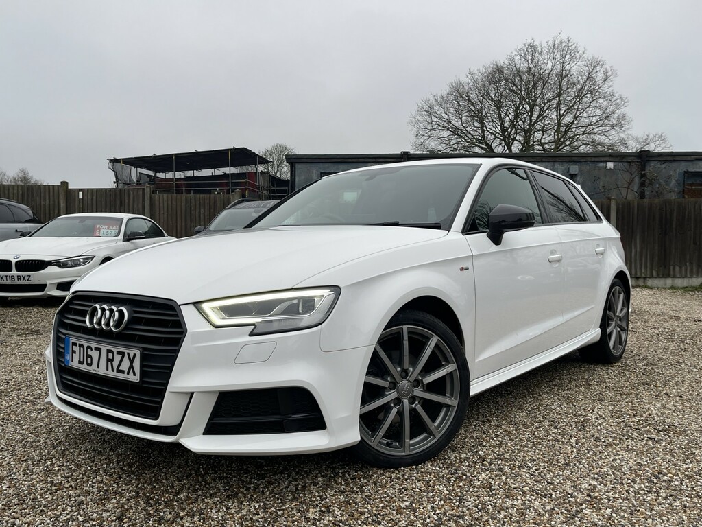 Audi A3 Hatchback 2.0 Tdi Black Edition 201867 FD67RZX White #3